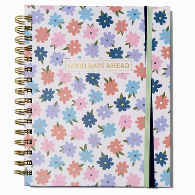 "Good Days Ahead" Floral Weekly Planner