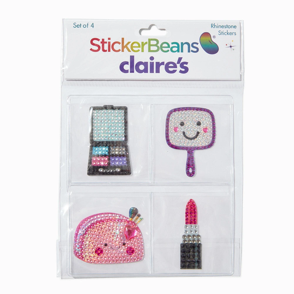 StickerBeans® x Claire's Makeup Rhinestone Sticker Set - 4 Pack