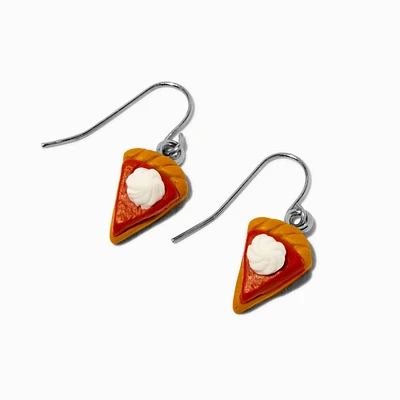 Pumpkin Pie Slice Drop Earrings