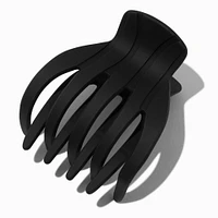 Matte Black Yoga Hair Claw