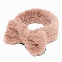 Nude Furry Makeup Bow Headwrap