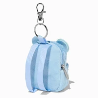 Blue Bear Mini Backpack Keychain