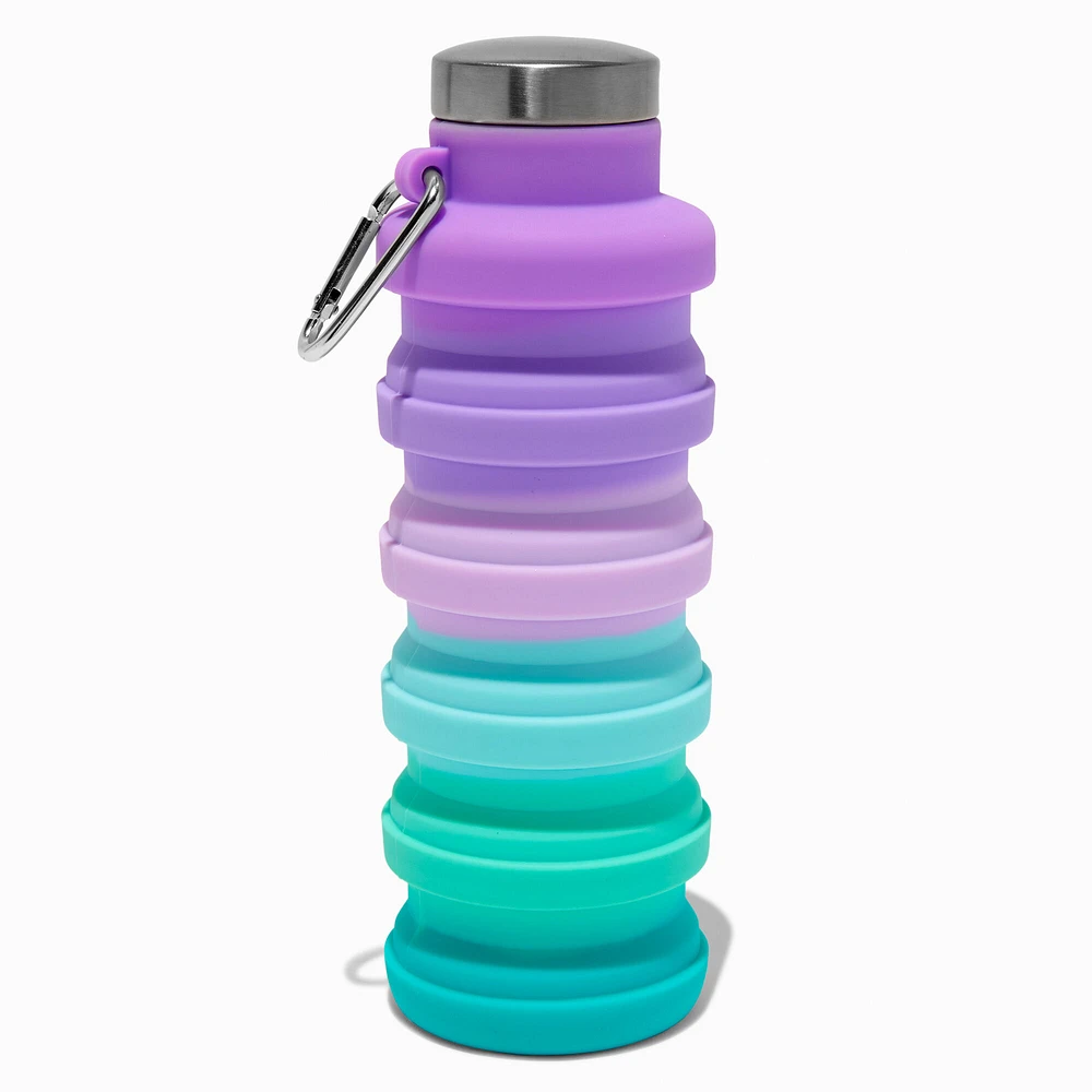 Collapsible Pastel Ombré Water Bottle