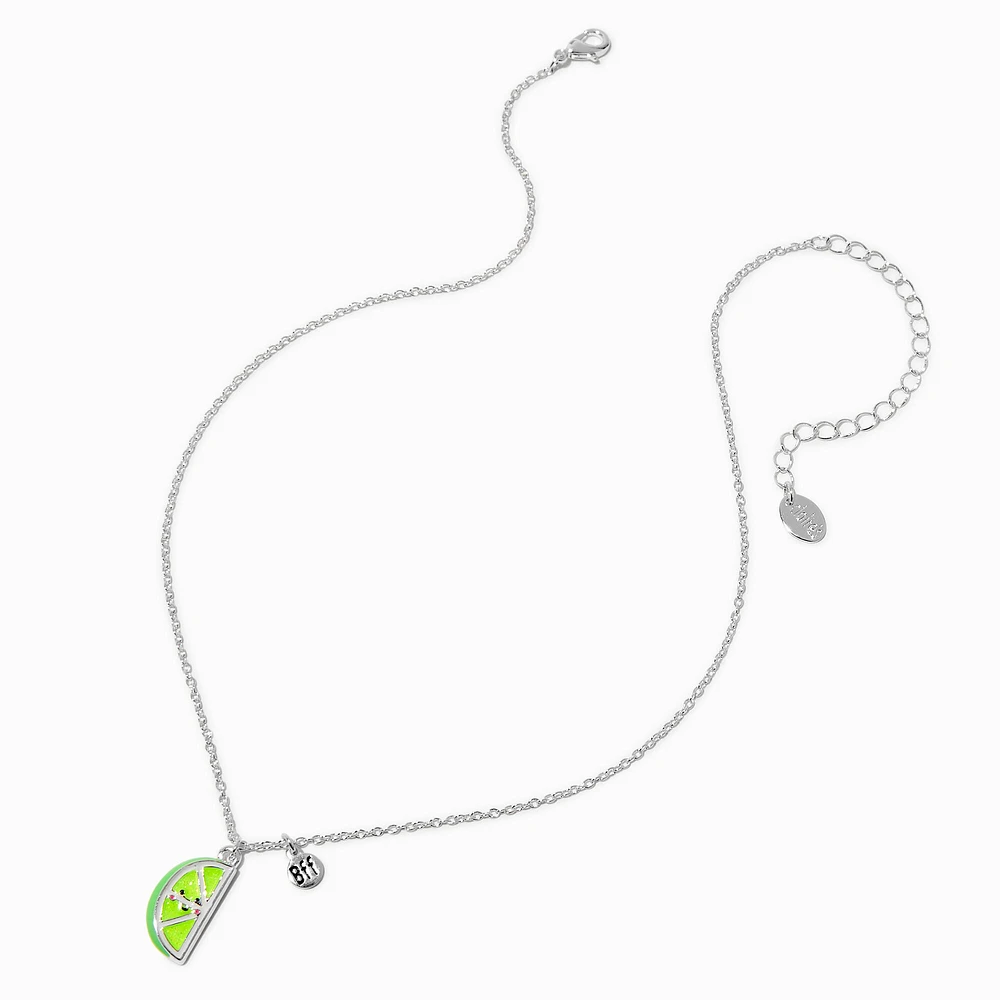 Best Friends Lemon & Lime Pendant Necklaces - 2 Pack