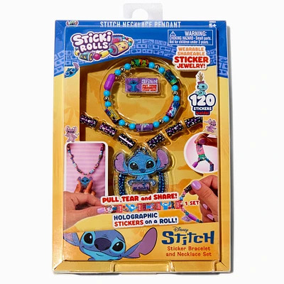 Sticki Rolls™ x Disney Stitch Sticker Bracelet & Necklace Kit - Styles Vary
