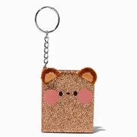 Brown Bear Mini Diary Keychain