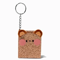 Brown Bear Mini Diary Keychain