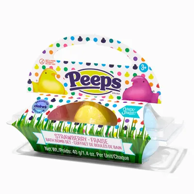 Peeps® Claire's Exclusive Scented Bath Bombs - 3 Pack