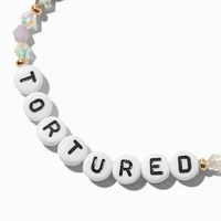 ''Tortured'' Beaded Stretch Bracelet