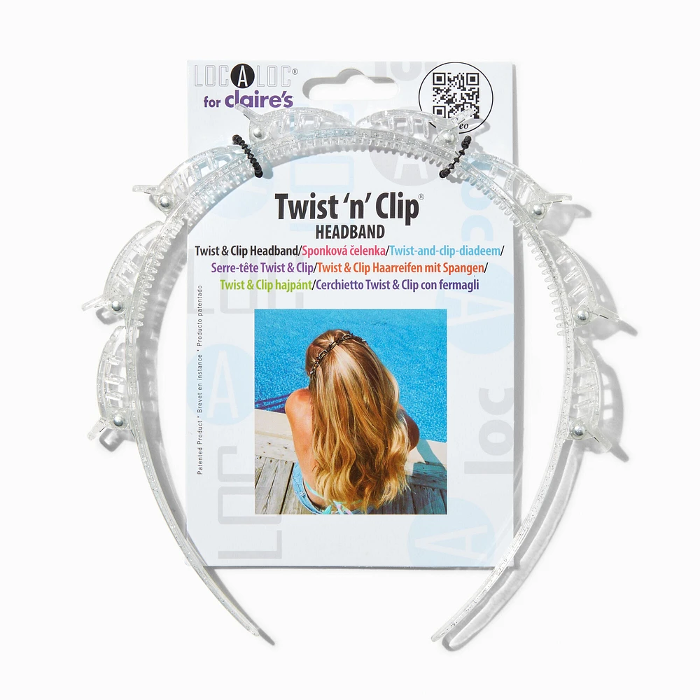 Localoc® for Claire's Twist 'n' Clip® Clear Headband