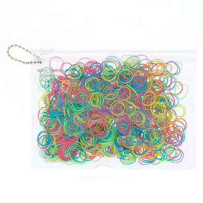 No More Snag Rainbow Hair Ties - 1000 Pack