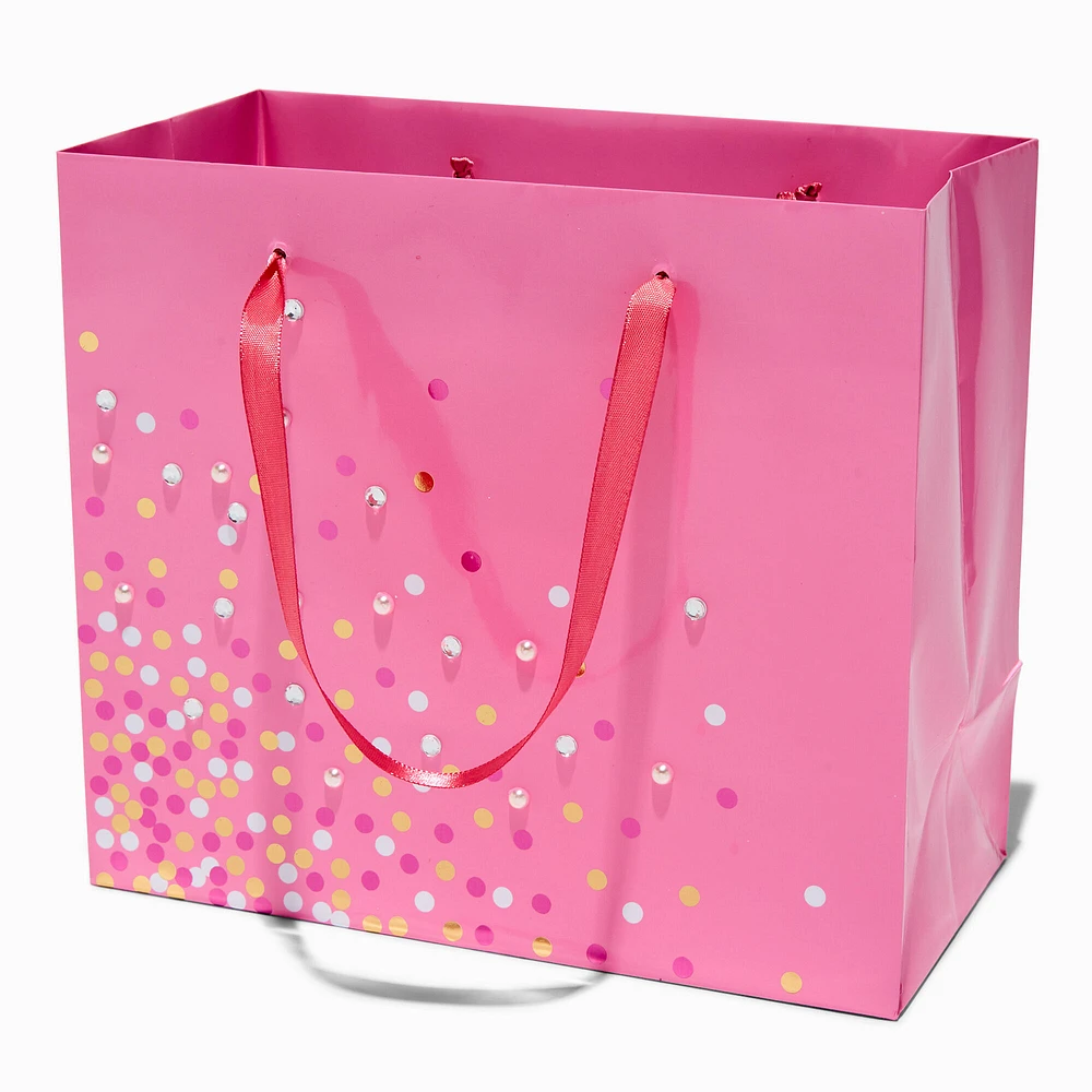 Pink Confetti Medium Gift Bag