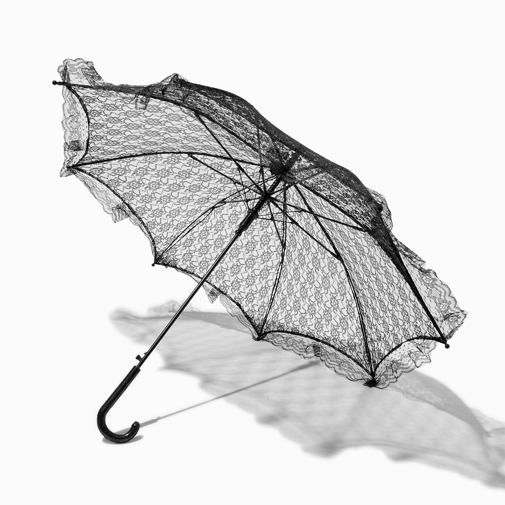 Black Lace Spiderweb Umbrella