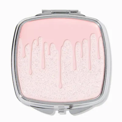 Pink Drip Compact Mirror