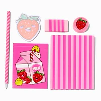 Strawberry Milk Stationery Set