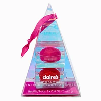 Hot Pink & Coral Ornament Lip Balm Set - 2 Pack