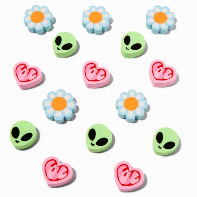 Alien Retro Erasers - 15 Pack