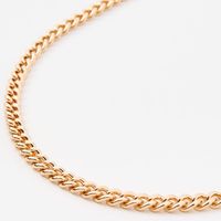 Gold Cuban Chain 20" Necklace