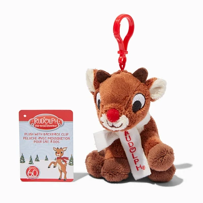 Rudolph the Red-Nosed Reindeer® 4" Clip-On Plush Toy