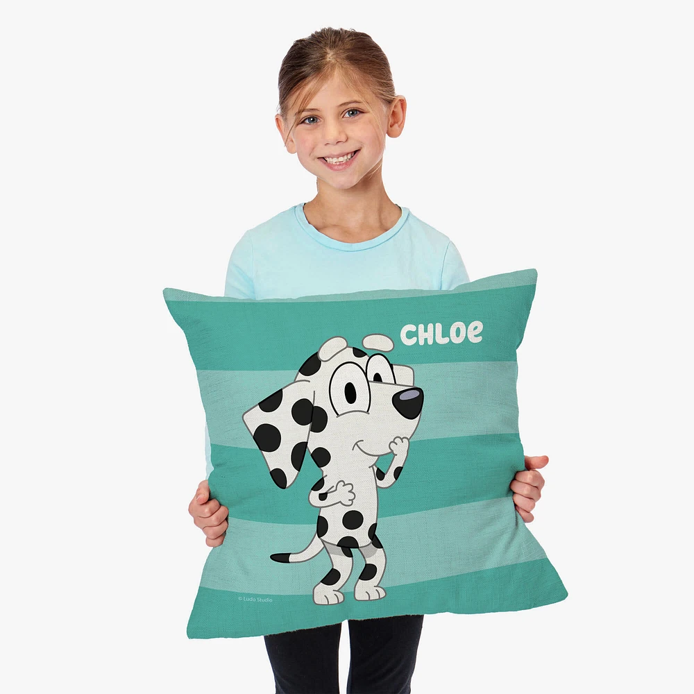 Bluey Roll Call Chloe Printed Throw Pillow (ds)