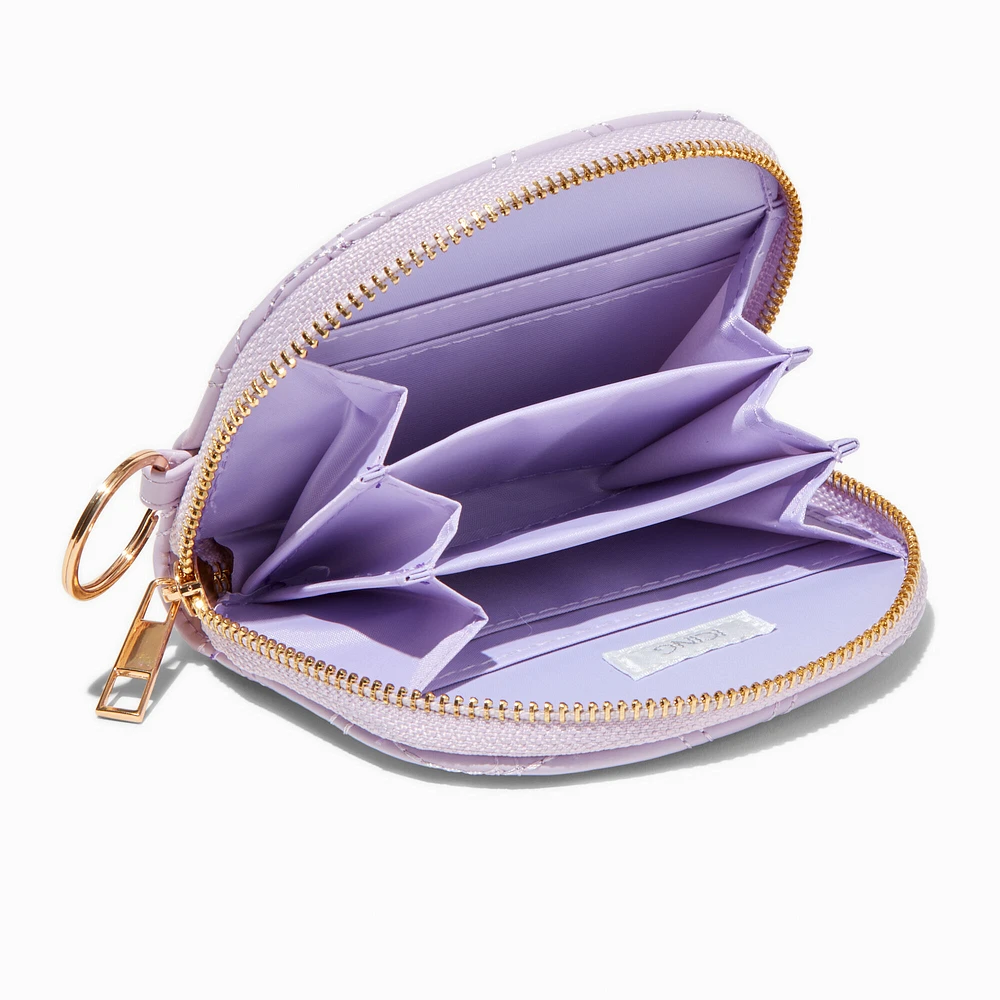 Butterfly Quilted Purple Wallet