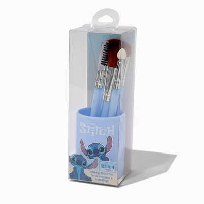 Disney Stitch Claire's Exclusive Cozy Makeup Brush Set - 5 Pack