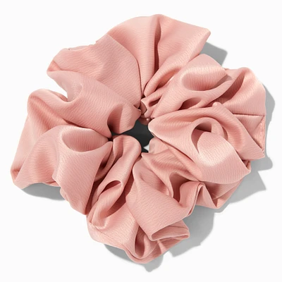 Giant Silky Blush Pink Hair Scrunchie