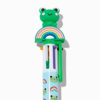 Green Frog Rainbow Multicolored Pen