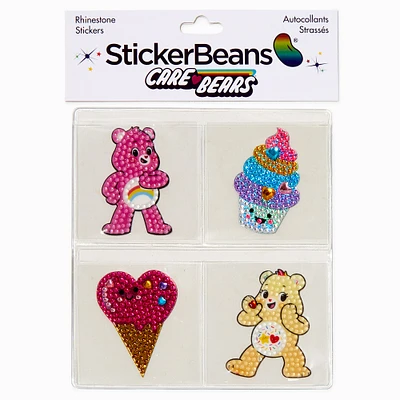 StickerBeans® x Care Bears™ Dessert Rhinestone Sticker Set - 4 Pack