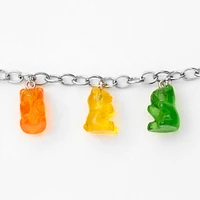 Silver Gummy Bears® Charm Bracelet