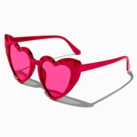 Valentine's Day Red Heart Studded Sunglasses