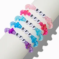 Best Friends Iridescent Star Beaded Stretch Bracelets - 3 Pack