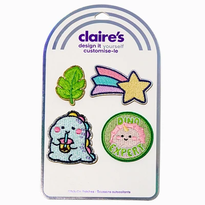 DIY Dinosaur Stick-On Patches - 4 Pack