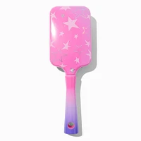 Pink & Purple Ombre Star Paddle Hair Brush