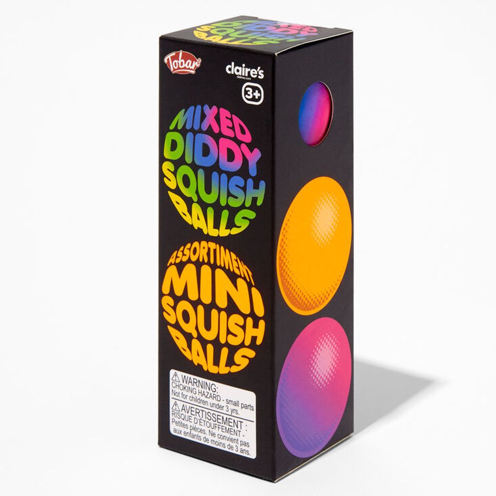 Tobar® Mixed Diddy Squish Balls Fidget Toy - Styles May Vary