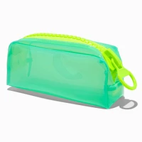 Mint Neon Colorblock Pencil Case