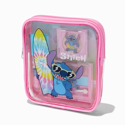 Disney Stitch Claire's Exclusive Summer Makeup Bag Set
