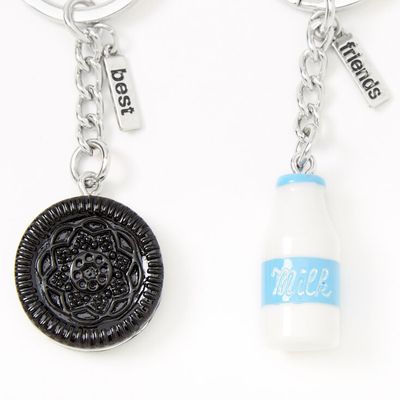 Milk & Cookies Best Friends Keychains - 2 Pack