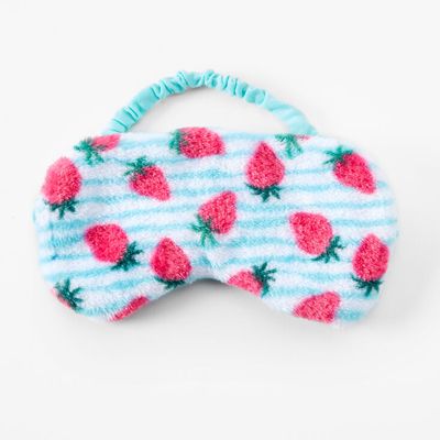 Plush Mint Strawberry Sleeping Mask