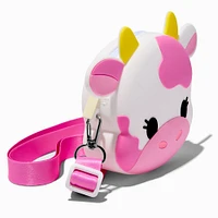 Claire's Club Pink Cow Crossbody Bag