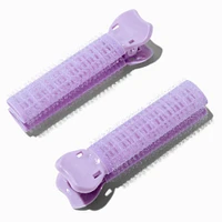Purple Hair Curlers - 2 Pack
