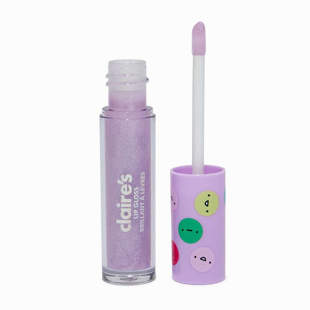 Grape Flavored Pink Lip Gloss Wand