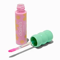 Green Daisy Hot Pink Lip Gloss Wand