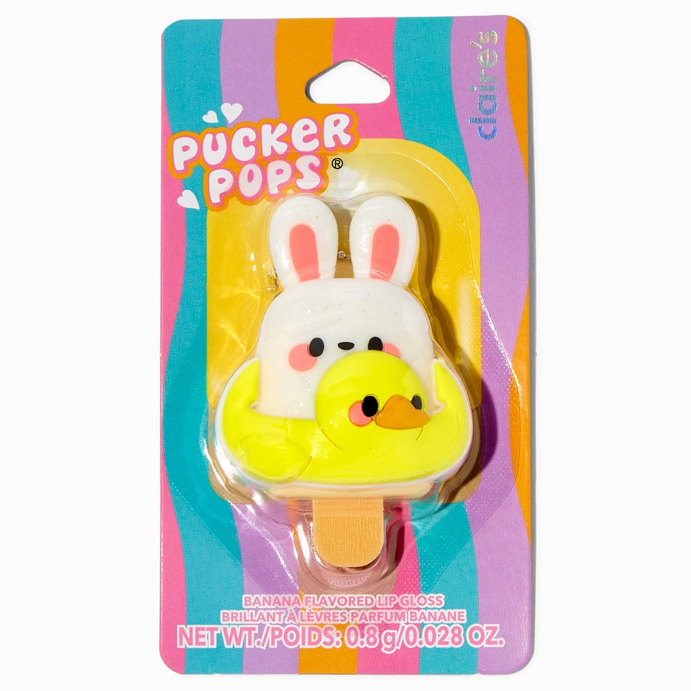 Pucker Pops® Bunny Floatie Lip Gloss - Banana