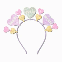 Candy Hearts Glitter Deely Bopper Headband