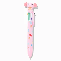 Pink Axolotl Multicolored Pen