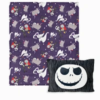 The Nightmare Before Christmas™ Jump Scare Silk Touch Throw Blanket with Plush Pocket Pillow (ds)