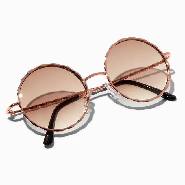 Claire's Scalloped Edge Cat Eye Sunglasses