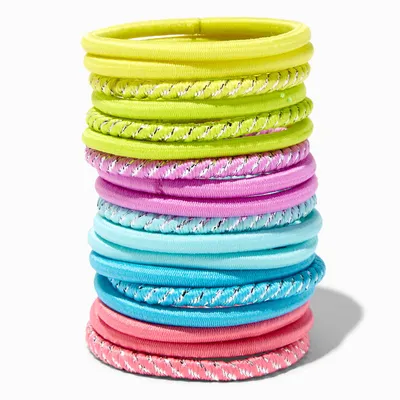 Claire's Club Sea Lurex Hair Ties - 18 Pack