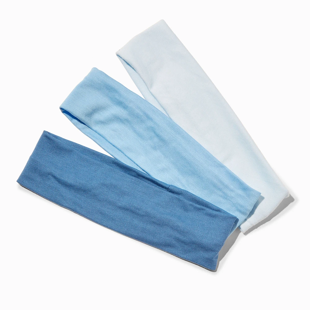 Mixed Blue Headwraps - 3 Pack